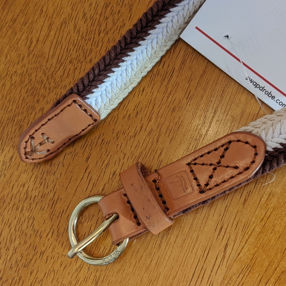 🫰🏼Knit Leather Sperry Belt